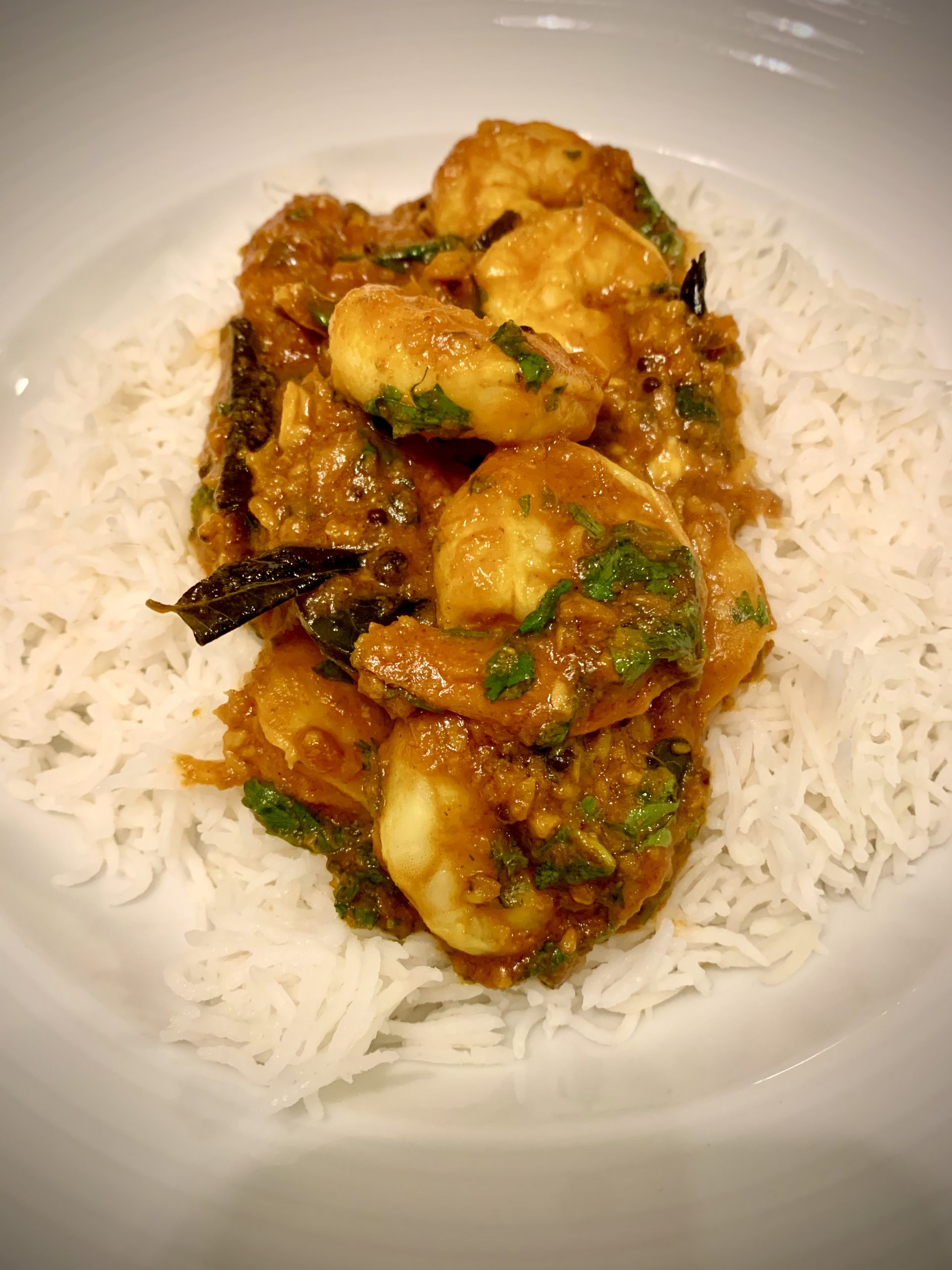 South Indian Style King Prawn Masala | Cook with roshni